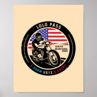 Lolo Pass Idaho-motorfiets