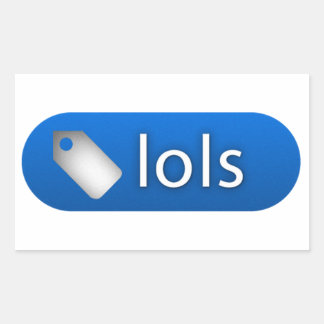 LOLS-Label Rechthoekige Sticker