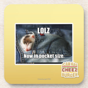 LOLZ nu in de Grootte van de Zak Drankjes Onderzetter