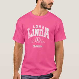 Loma Linda CA Californië  Throwback T-shirt