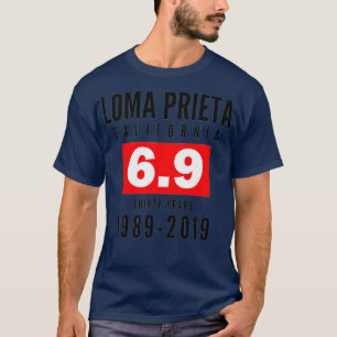 Loma Prieta 1989 - Areaalsteun voor de aardbeving T-shirt