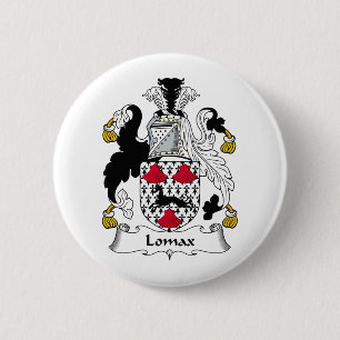 Lomax Family Crest Ronde Button 5,7 Cm