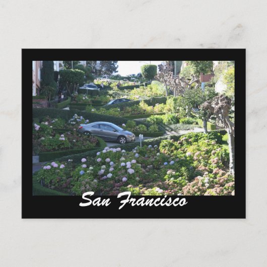 lombard st briefkaart (Voorkant)