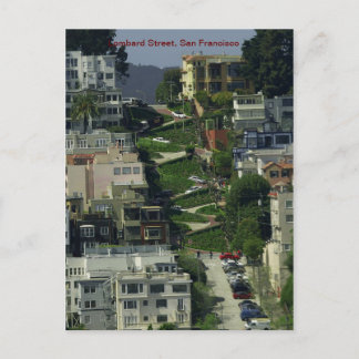 Lombard Street, San Francisco Briefkaart
