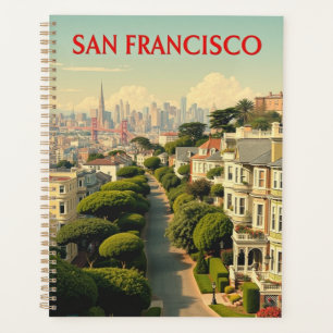 Lombard Street, San Francisco retro Planner