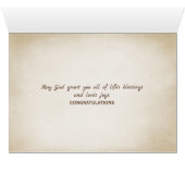 L'Ombre De La Bague mariage Sur La Bible (Intérieur Horizontal (Bas))