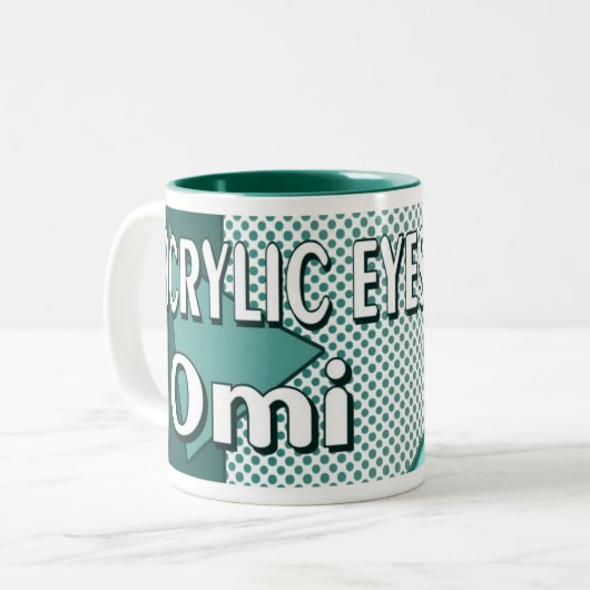 L'OMI, tasse monochrome de logo (Devant gauche)