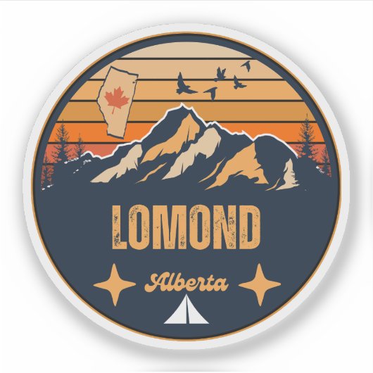 Lomond, Alberta Sticker (Voorkant)