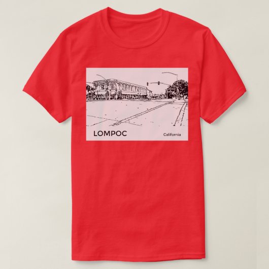 Lompoc California TShirt (Design devant)