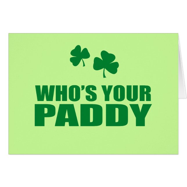 L'OMS est VOTRE PADDY (Devant horizontal)