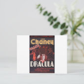 Lon Chaney als Dracula Briefkaart (Staand voorkant)