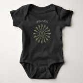 LOn Leuk Script Sepia Sunshine Generation Beta Vis Romper (Voorkant)
