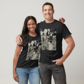 Londan zwart en wit t-shirt (Unisex)