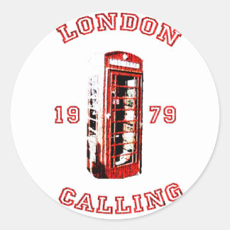 Londen 1979 ronde sticker