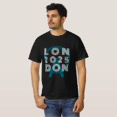 Londen 2025 t-shirt (Voorkant volledig)
