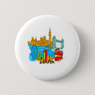 londen afbeelding voor stadsvervoer png ronde button 5,7 cm