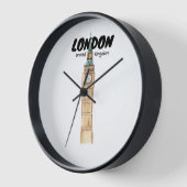 Londen Afbeeldingen Wall Clock (Hoek)