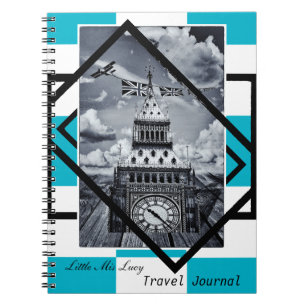 Londen, Big Ben Art, Travel Journal nr. 1 (Notitie Notitieboek