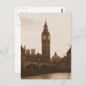 Londen - Big Ben - Briefkaart (Voorkant / Achterkant)