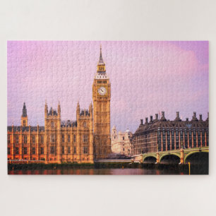Londen & Big Ben Clock, Westminster/England Legpuzzel