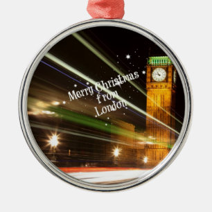Londen - Big Ben Kerstmis Metalen Ornament