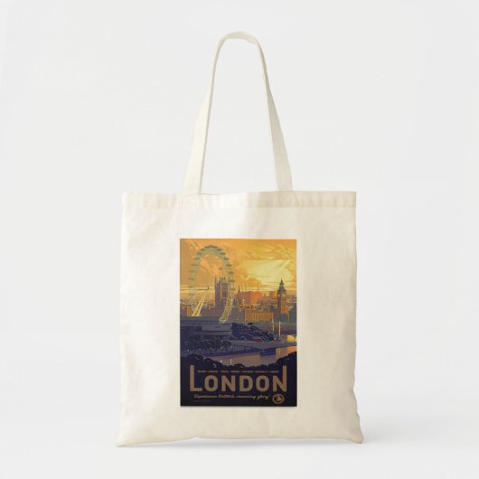  Londen Big Ben Parlement Thames River Tote Bag (Voorkant)