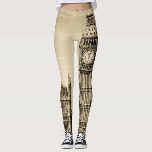 Londen Big Ben:  Uitzicht Leggings (Voorkant)