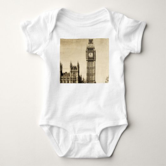 Londen Big Ben: Uitzicht Romper (Voorkant)