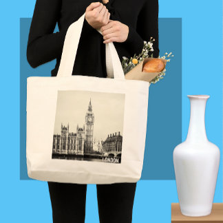 Londen, Big Ben, Westminster Winkel Grote Tote Bag