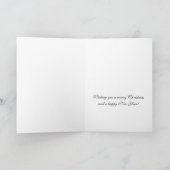 Londen bij kerstfeestdag feestdagen kaart (Binnen)