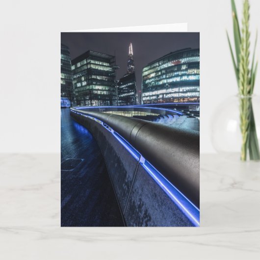 Londen bij Night Kaart (Voorkant)