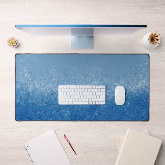 Londen Blauw Abstract Art Desk Mat (Kantoor 1)