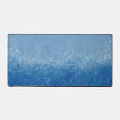 Londen Blauw Abstract Art Desk Mat (Voorkant)