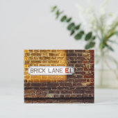 Londen - Brick Lane Feestdagenkaart (Staand voorkant)