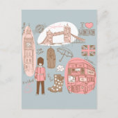 londen briefkaart (Voorkant)