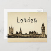 Londen Briefkaart (Voorkant / Achterkant)