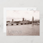 Londen Briefkaart (Voorkant / Achterkant)