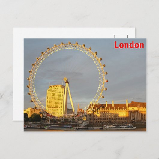 Londen Briefkaart (Voorkant / Achterkant)