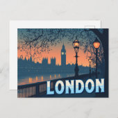 Londen Briefkaart (Voorkant / Achterkant)