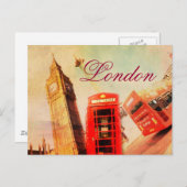 Londen  briefkaart (Voorkant / Achterkant)