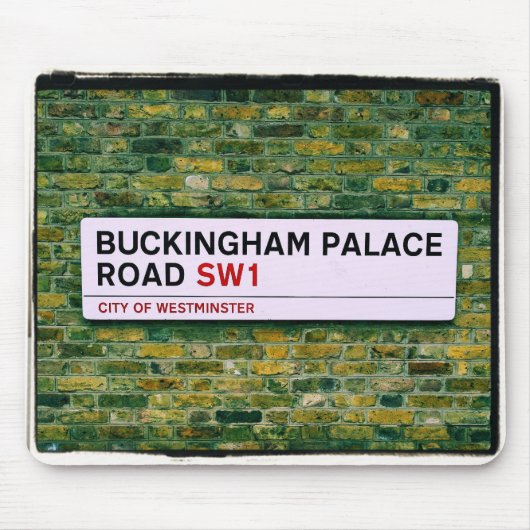 Londen - Buckingham Palace Road Mousepad Muismat (Voorkant)