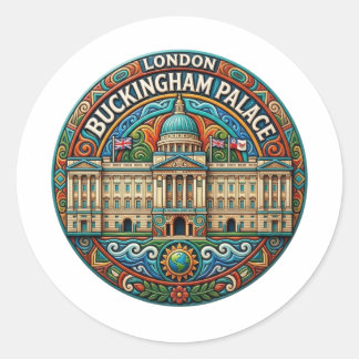 LONDEN BUCKINGHAM PALACE RONDE STICKER