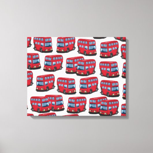 Londen Bus Canvas Afdruk (Voorkant)