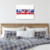 Londen Canvas Afdruk (Insitu (Slaapkamer))