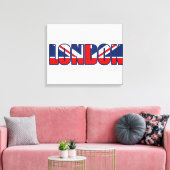 Londen Canvas Afdruk (Insitu (Woonkamer))