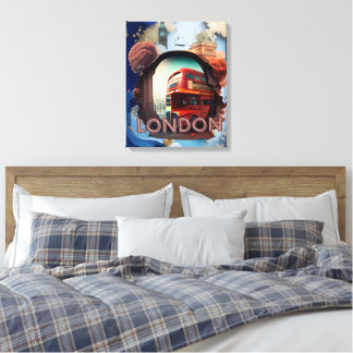 londen canvas afdruk