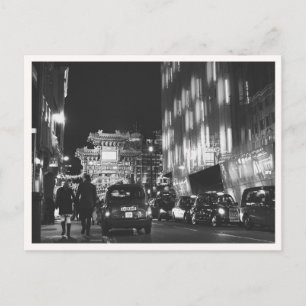Londen China Town Gate Nacht Foto Groet Briefkaart