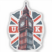 Londen City Travel Sticker Design (Voorkant)