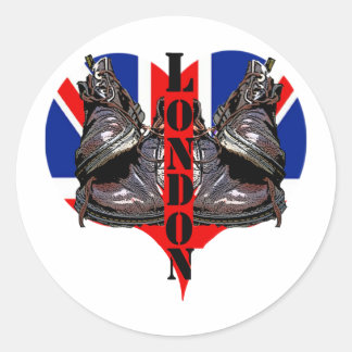 londen die bellen! ronde sticker