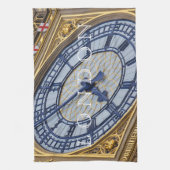 Londen Elizabeth Tower klok uitzicht theedoek (Verticaal)